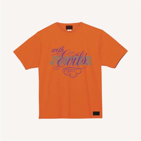 画像1: FVK   RACCOSBURGER × FVK TEE orange (1)