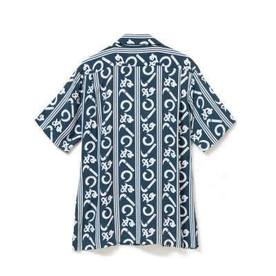 画像1: ALOHABLOSSOM   "KAMAWANU" SHORT SLEEVE NAVY