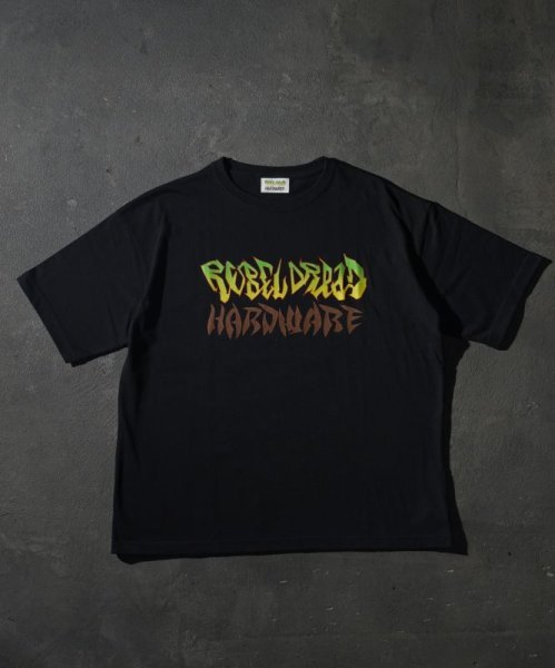 画像1: REBEL DREAD HARDWARE LOGO Tee BLACK (1)