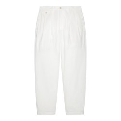 画像1: CE   TWO TUCK PANTS WHITE