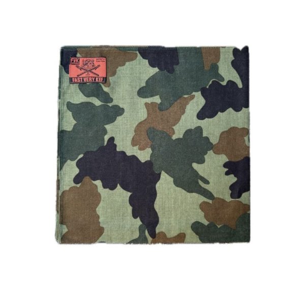 画像1: FVK   CAMO BANDANA OD (1)