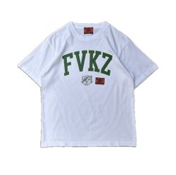 画像1: FVK   "FVKZ" TEE WHITE