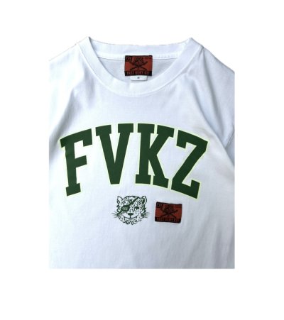 画像1: FVK   "FVKZ" TEE WHITE