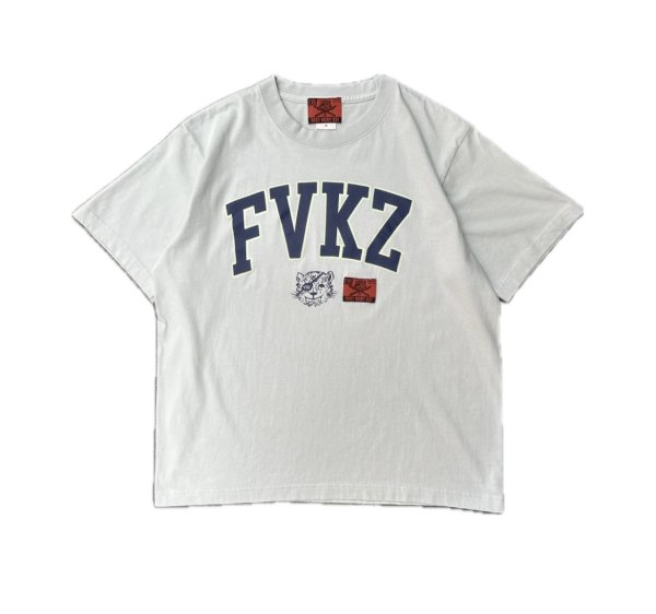 画像1: FVK   "FVKZ" TEE  FROST BLUE (1)