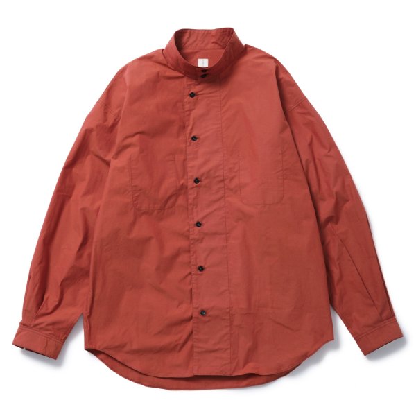 画像1: ETHOS   BIASED SHIRTS FOREST BLOOD ORANGE (1)