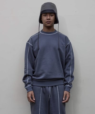 画像2: BAL   RUSSELL ATHLETIC HEAVY COTTON CREW CHARCOAL GRAY