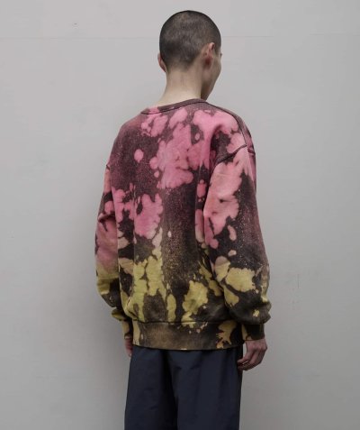 画像3: BAL   LOGO TIE DYE CREW by YUKIDYE  Black