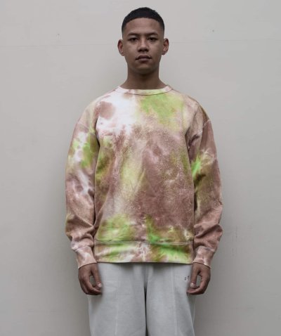 画像3: BAL   LOGO TIE DYE CREW by YUKIDYE  Camel