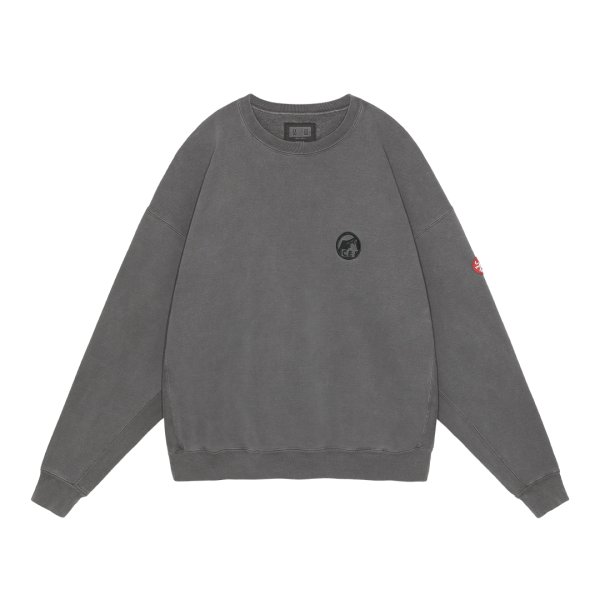 画像1: CE  OVERDYE PRE COG CREW NECK CHARCOAL (1)