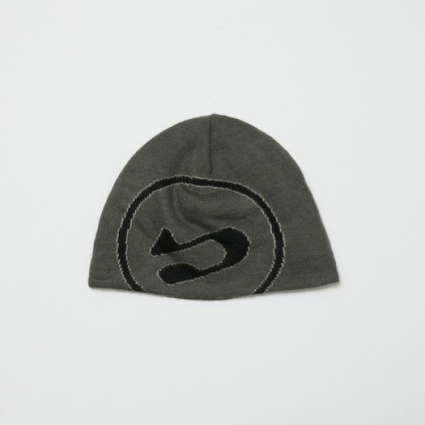 画像1: BAL  BIG LOGO SOFT BEANIE HAT GRAY (1)