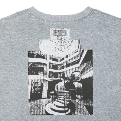 画像2: CE  OVERDYE FK MindfulnessBlock CREW NECK GREY