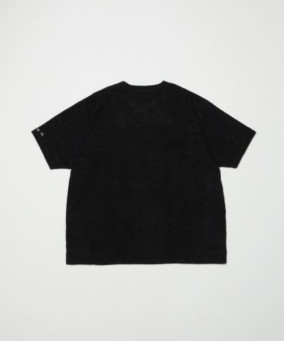 画像1: BAL  THING FABRICS TOWEL CREW NECK TEE BLACK