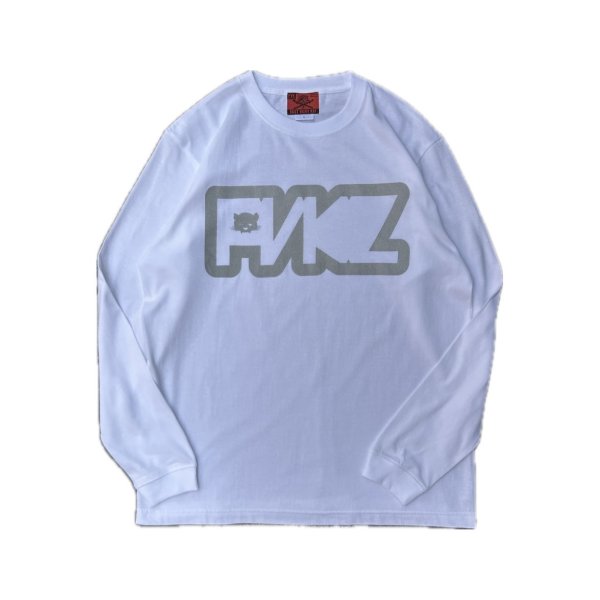 画像1: FVK  FVKZ Reflector Long Sleeve WHITE (1)