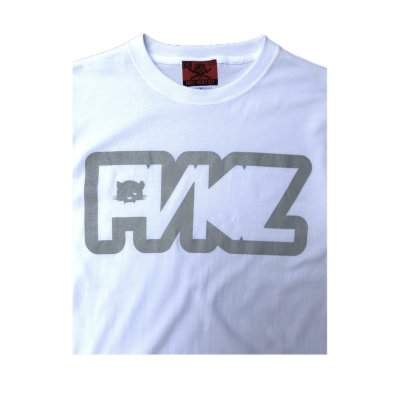 画像1: FVK  FVKZ Reflector Tshirt WHITE