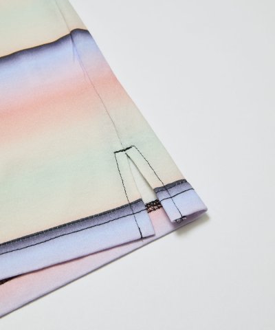 画像3: BAL  GRADIENT STRIPE CREW NECK TEE PINK