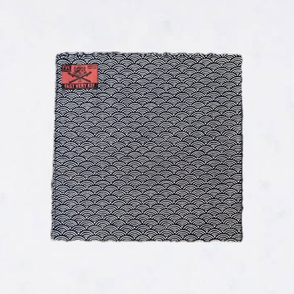 画像1: FVK   SEIGAIHA BANDANA dark blue (1)