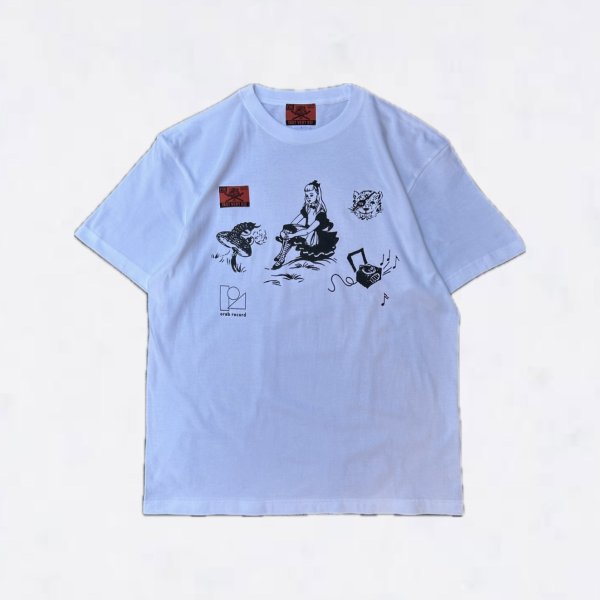 画像1: FVK   "orab in wonderland" tee WHITE (1)