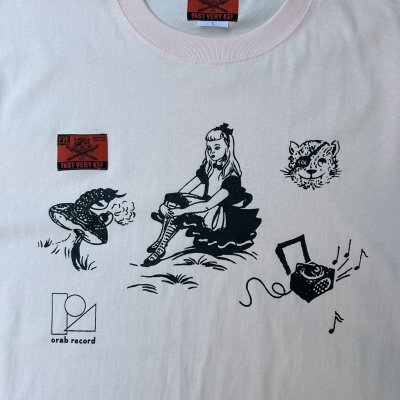 画像1: FVK   "orab in wonderland" tee PINK