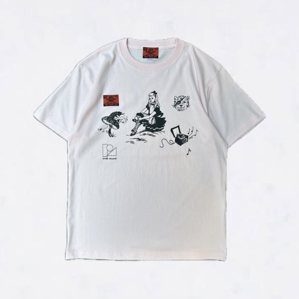 画像1: FVK   "orab in wonderland" tee PINK (1)