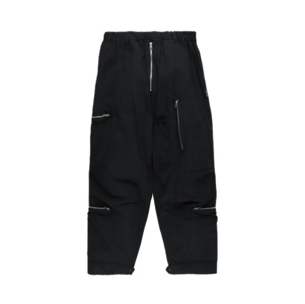 画像1: PHINGERIN  RIPSTOP FLIGHT PANTS BLACK (1)