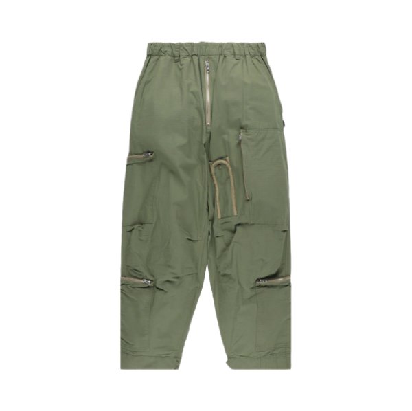 画像1: PHINGERIN  RIPSTOP FLIGHT PANTS OLIVE (1)