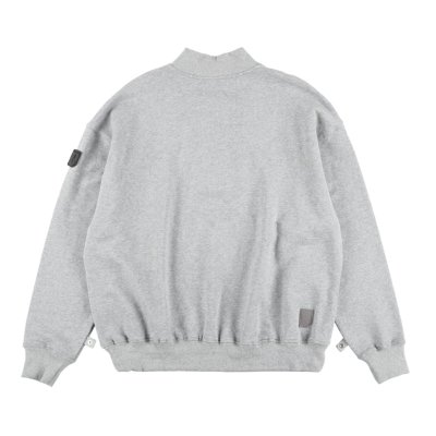 画像1: PHINGERIN  DOUBLE HENLEY SWEATSHIRT HEATHER GREY