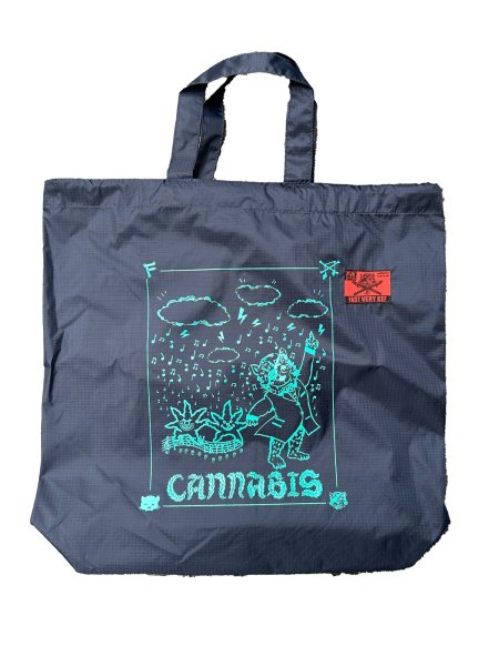 画像1: FVK  CANNABIS KNAPSACK Navy (1)