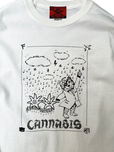 画像1: FVK  CANNABIS LS White