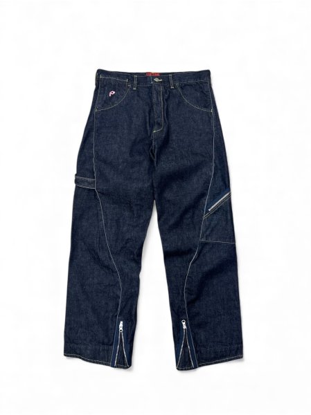 画像1: FVK x Poppinsch 13.5oz "Light Cruze" 3D DENIM (1)