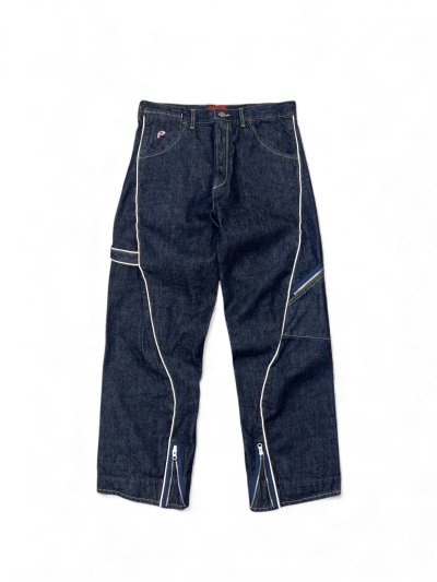 画像1: FVK x Poppinsch 13.5oz "Light Cruze" 3D DENIM