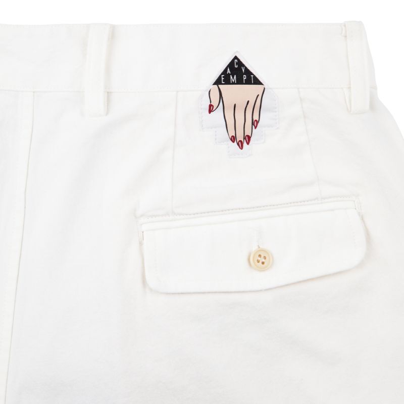 画像: CE   TWO TUCK PANTS WHITE