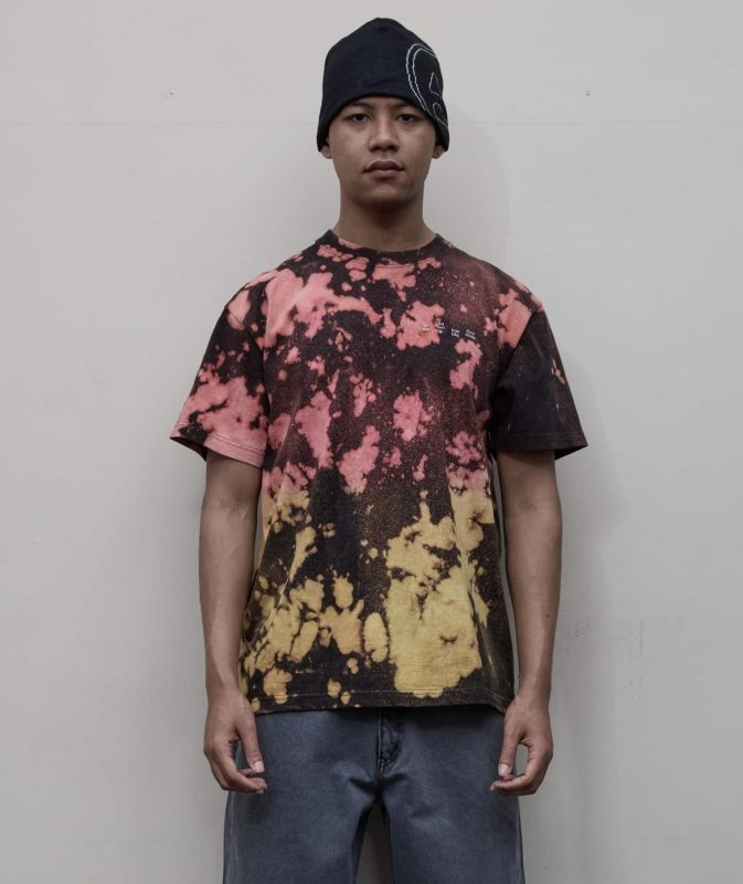 画像:  BAL   LOGO TIE DYE TEE by YUKIDYE BLACK