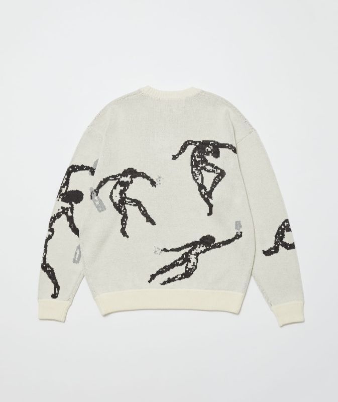 画像: JACQUARD COTTON CREWNECK SWEATER WHITE