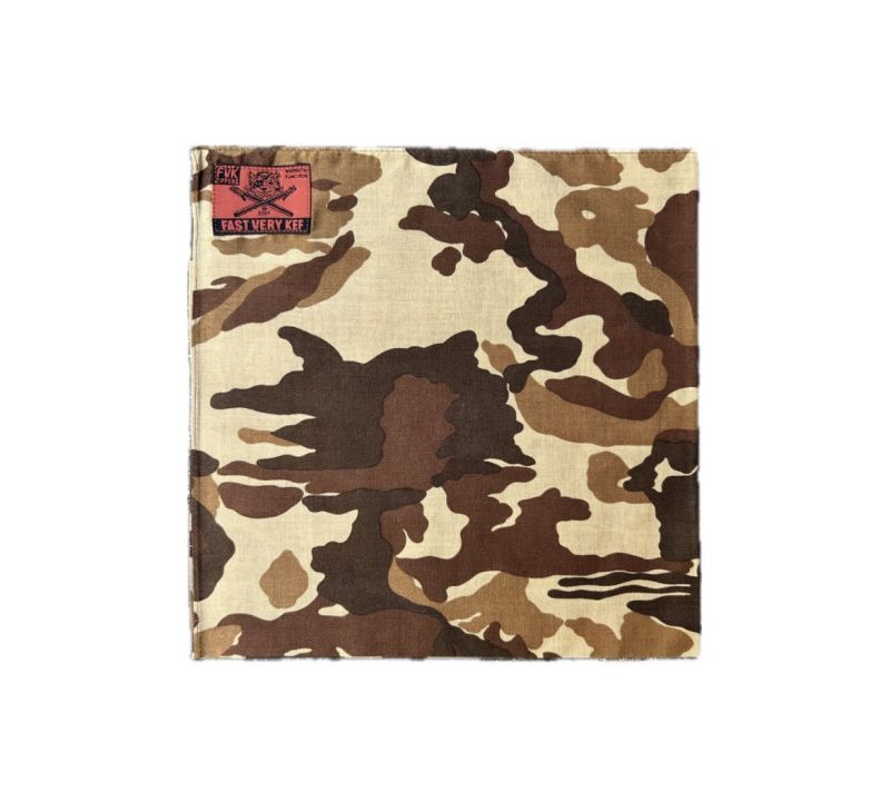 画像1: FVK   CAMO BANDANA DESERT