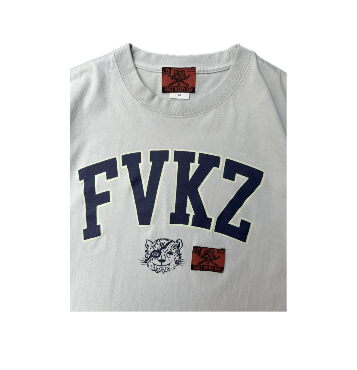 画像: FVK   "FVKZ" TEE  FROST BLUE