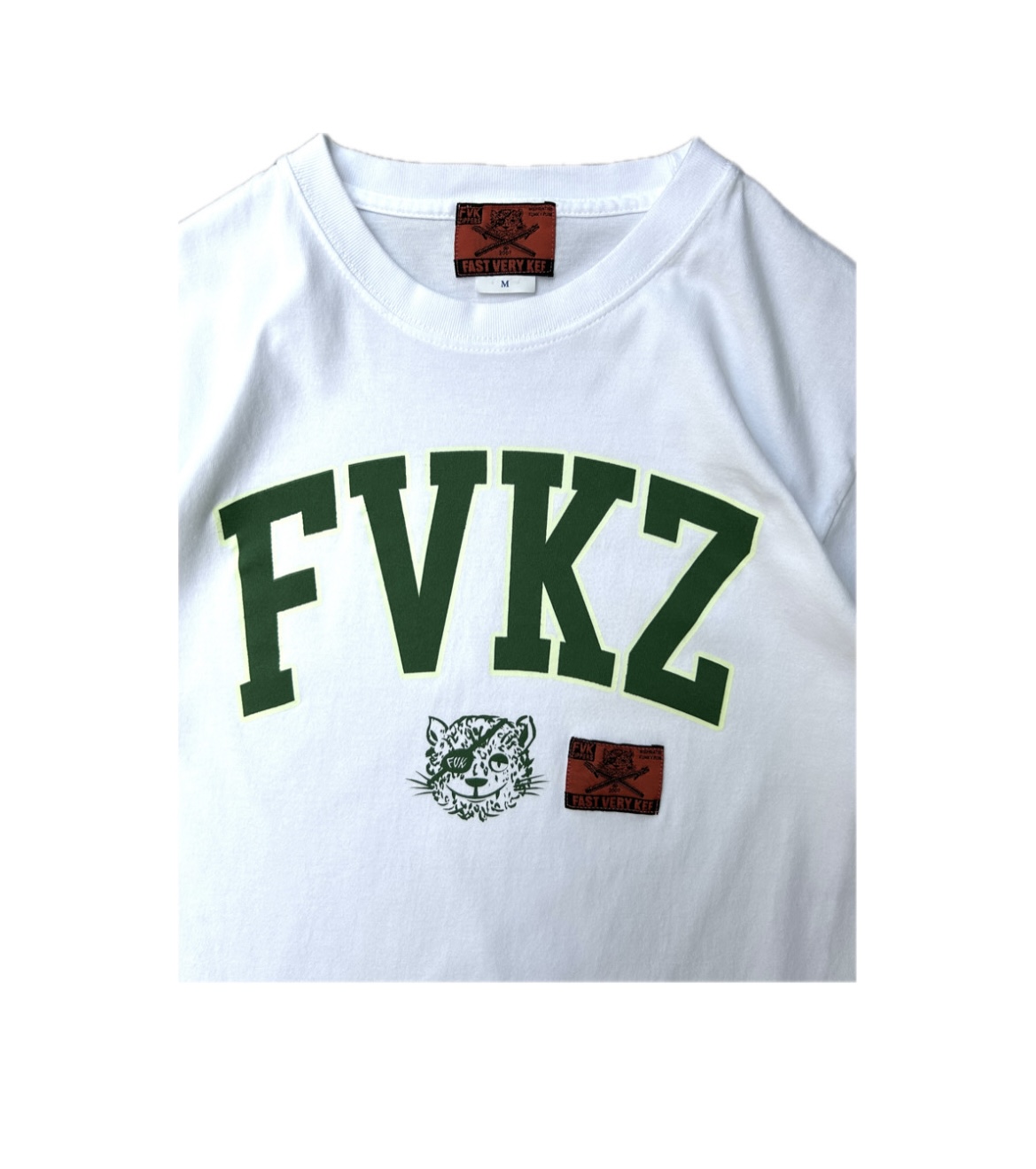 画像: FVK   "FVKZ" TEE WHITE