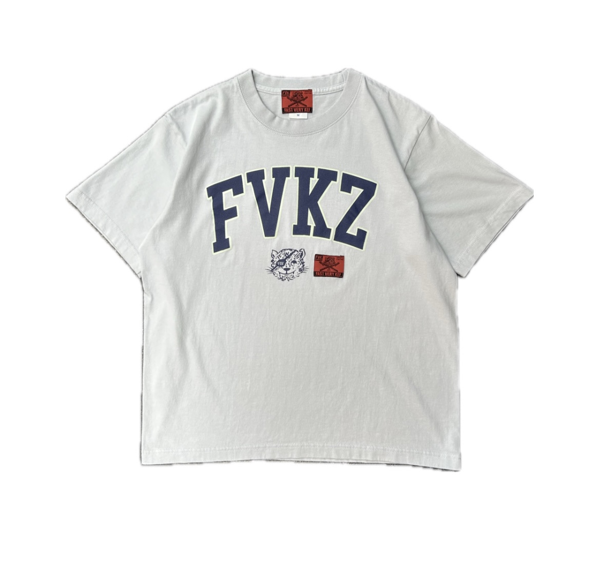 画像1: FVK   "FVKZ" TEE  FROST BLUE